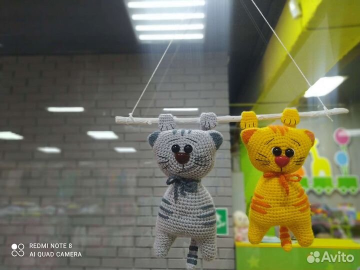 Мягкая игрушка котик