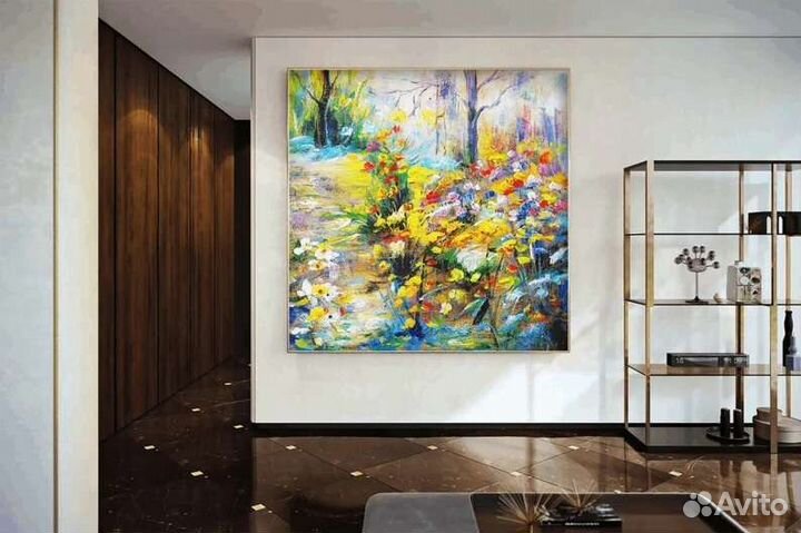 Картина маслом на холсте пейзаж