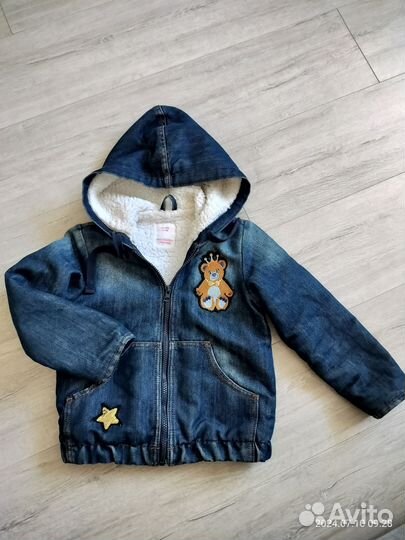 Джинсовка теплая для девочки