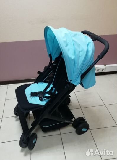 Прогулочная коляска hoco Superfold Black Turquoise