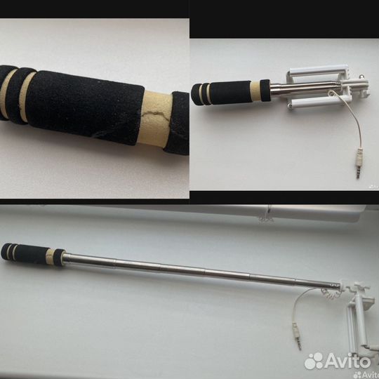 Чехлы на айфоны, наушники, селфи-палка