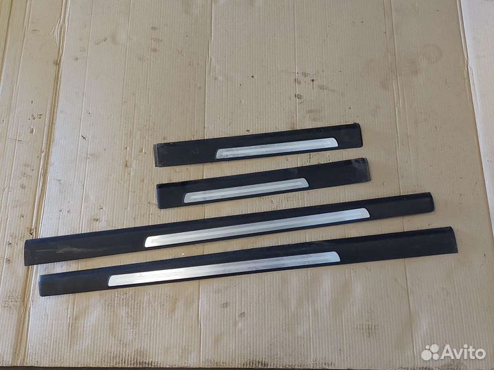 Накладки порогов Audi A6 c6 Ауди а6 с6