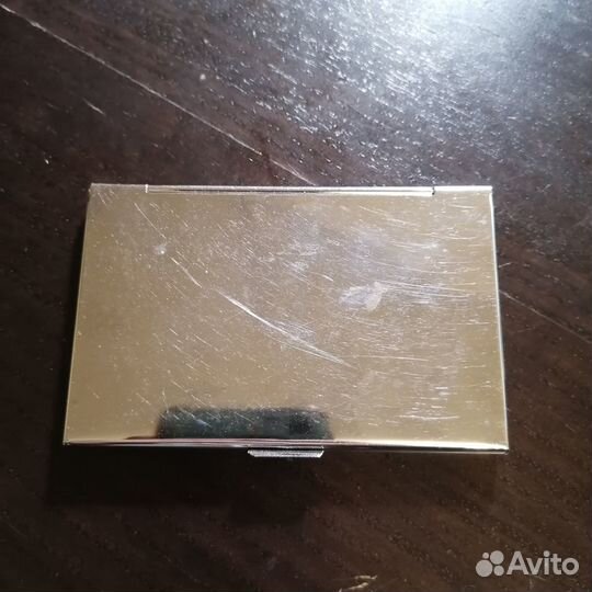 Визитница металлическая 