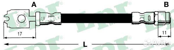 Шланг тормозной