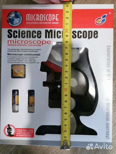 Микроскоп оптический увеличение 100-1200 раз