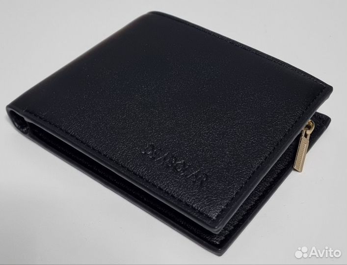 Кожаный, мужской кошелек, портмоне для документов