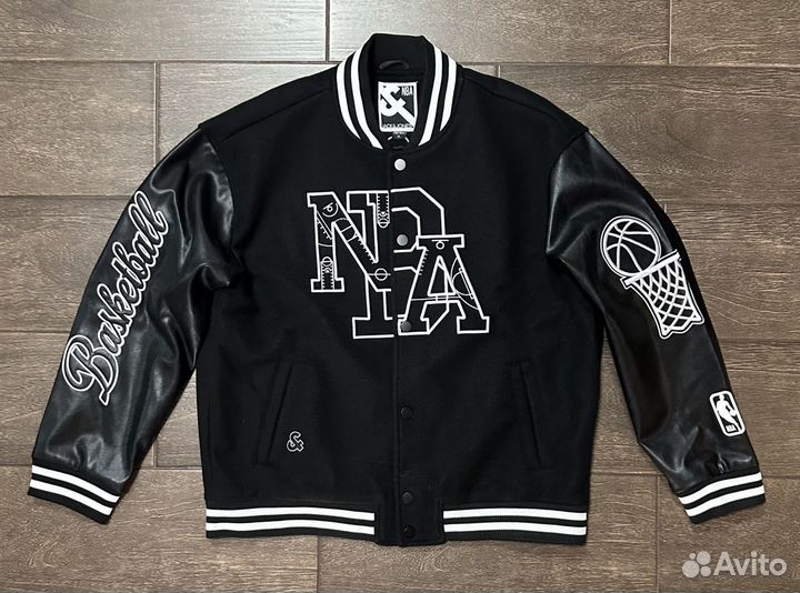 Бомбер Jack & Jones NBA XL шерсть