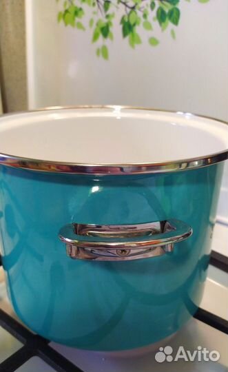 Кастрюля эмалированная 5 литров