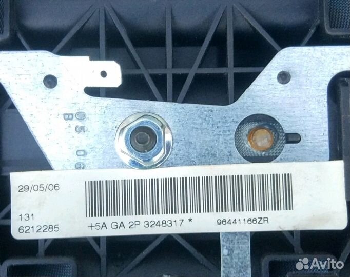 Подушка безопасности Пежо 206 рестайлинг