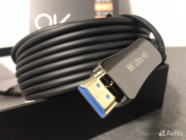 Кабель hdmi 2.1 8K Оптический 10м, 15м, 20м, 30м 4