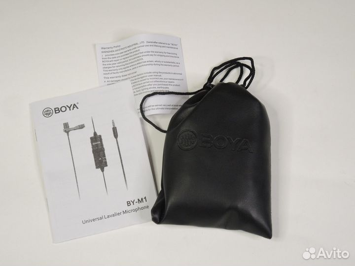 Петличный микрофон boya m-1