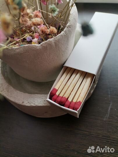 Спички для свечей длинные цветные