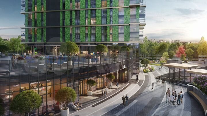 2-к. апартаменты, 42,9 м², 8/20 эт.