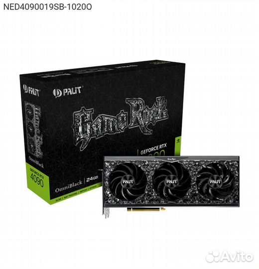 Видеокарта Palit nVidia GeForce RTX 4090 GameRock