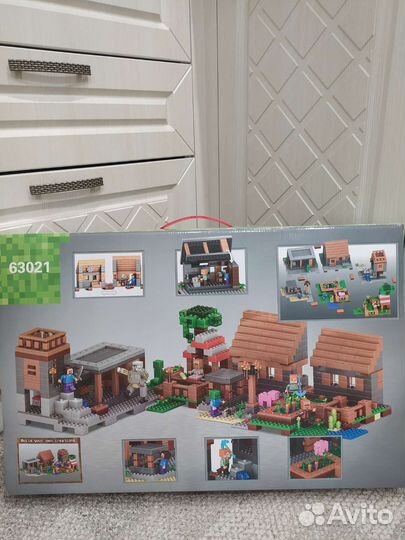 Lego майнкрафт большая деревня 1106 дет.арт. 63021