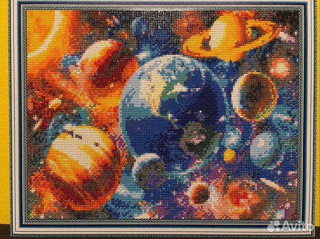 Алмазная вышивка готовая работа