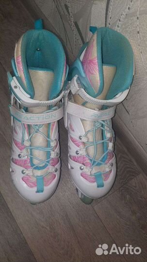 Роликовые коньки 38-41 + защита