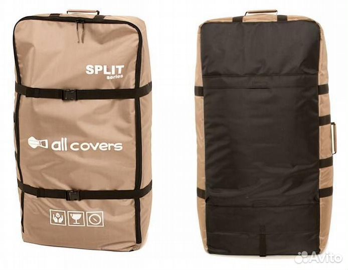 Чехол на колесах All Covers Split Series Beige 100