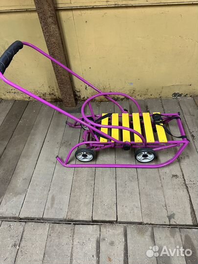 Санки на колесах