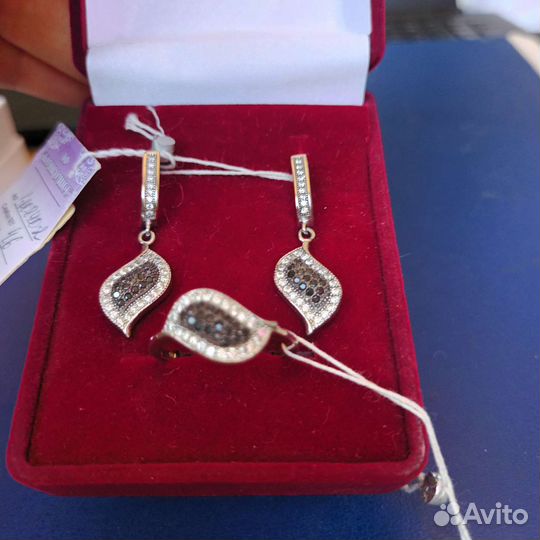 Серебряные серьги,кольца