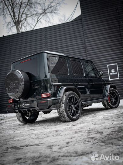 Карбоновые клыки заднего бампера Mercedes G W463