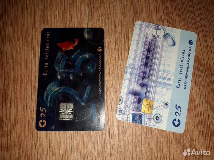 Набор карточек для телефонных аппаратов Польша