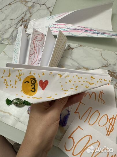 Букет ручной работы на удачу)