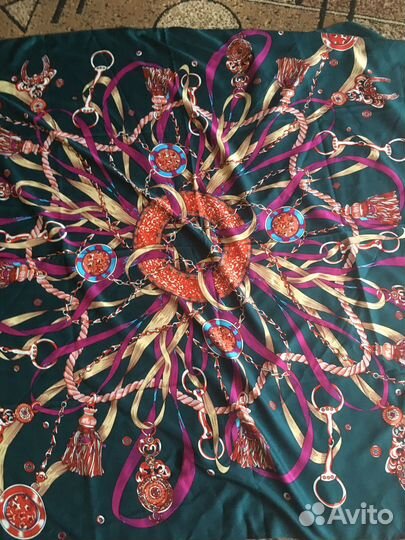 Шелковый платок hermes