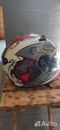 Шлем для мотоцикла бу за 2шт
