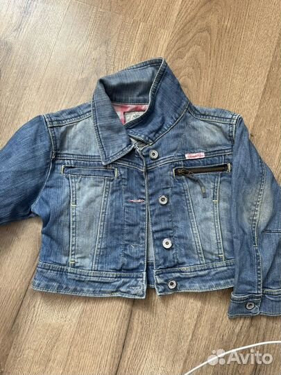 Куртка джинсовая для девочки 122-128 Италия