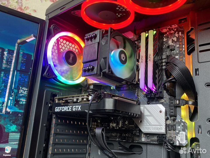 Игровой комп i5 10400f/1660super/16Gb DDR4