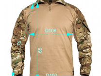 Боевая рубаха Army Tactical Desert Combat G3