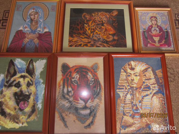 Готовые вышивки