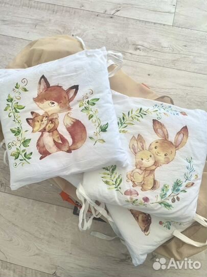 Бортики в детскую кроватку