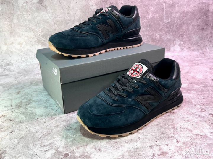 Кроссовки New Balance 574 Stone Island универсальные