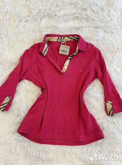 Burberry кофта-поло с биркой новая