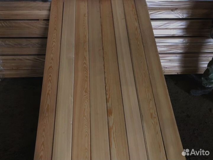 Строганная лиственница: доски 30x170 мм, готовы к