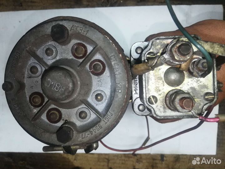 Стартер москвич