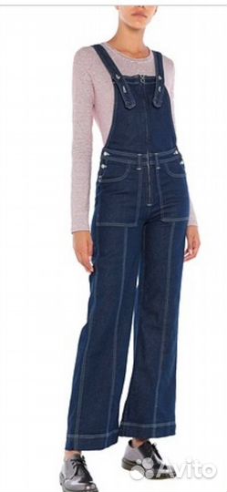 Джинсовый комбинезон