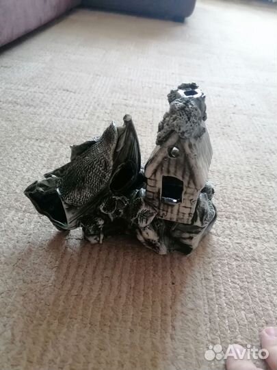 Декорации для аквариума корабль