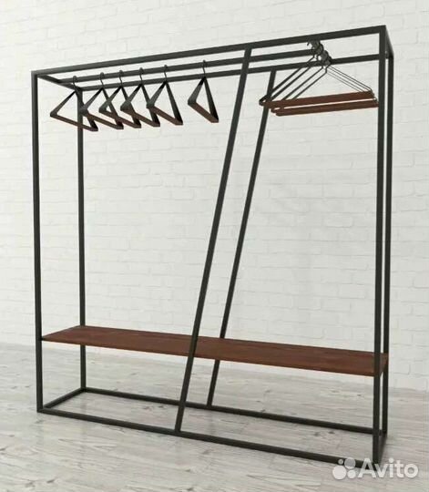 Вешалка напольная лофт
