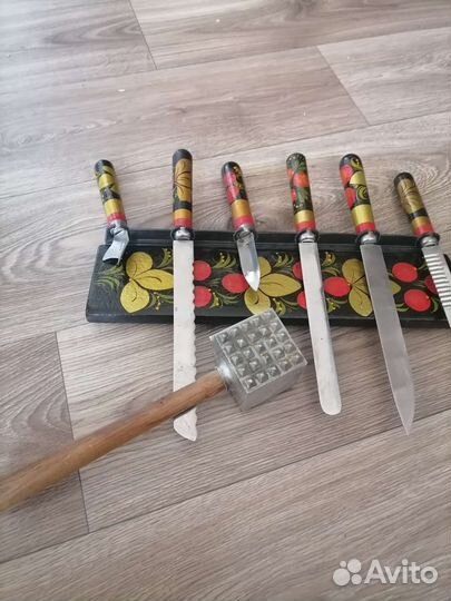 Столовые приборы СССР хохлома