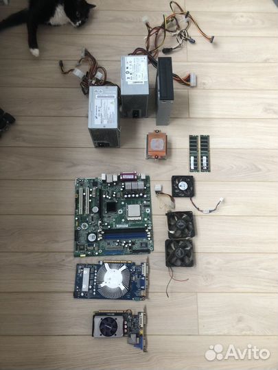 Железо материнская видеокарта блок питания итд