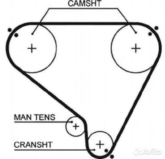 Dayco 94170 Ремень грм Nissan 3.0 V6 VG30E Z13325