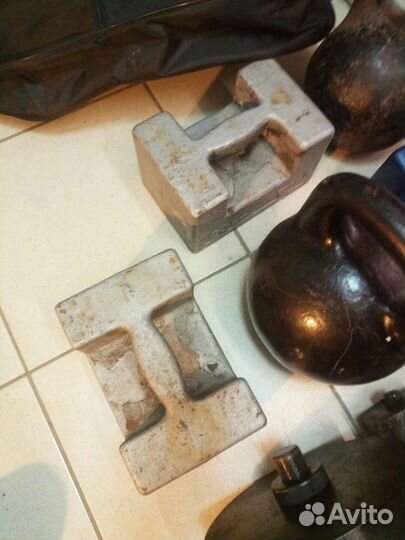 Гиря 16кг с кроссфитовским хватом