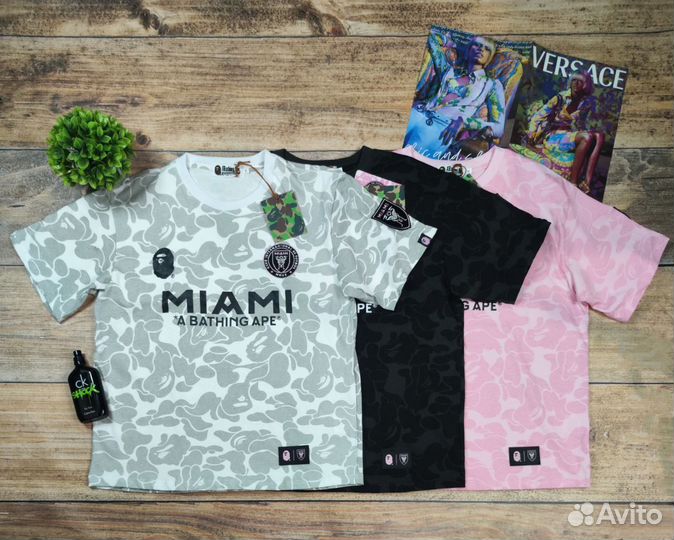 Футболка bape inter miami