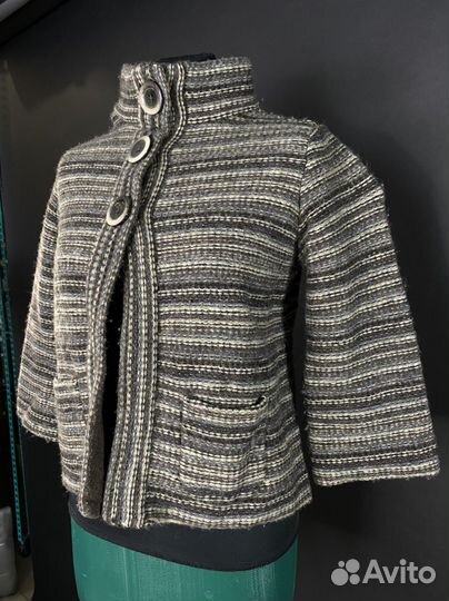 Свитер серый(черно-серо-белая)