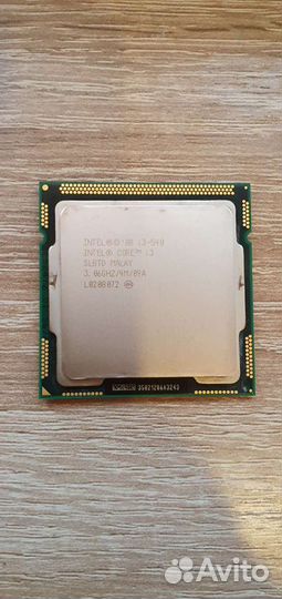 Intel i3-540 1156