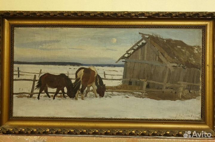 Старинная картина, Н.Антропов, нач 20В