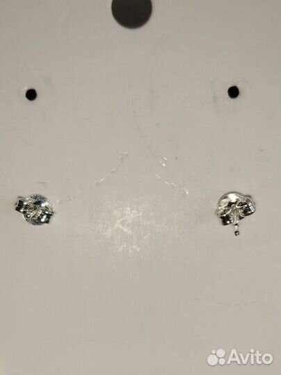 Серебряные серьги-капли 14мм